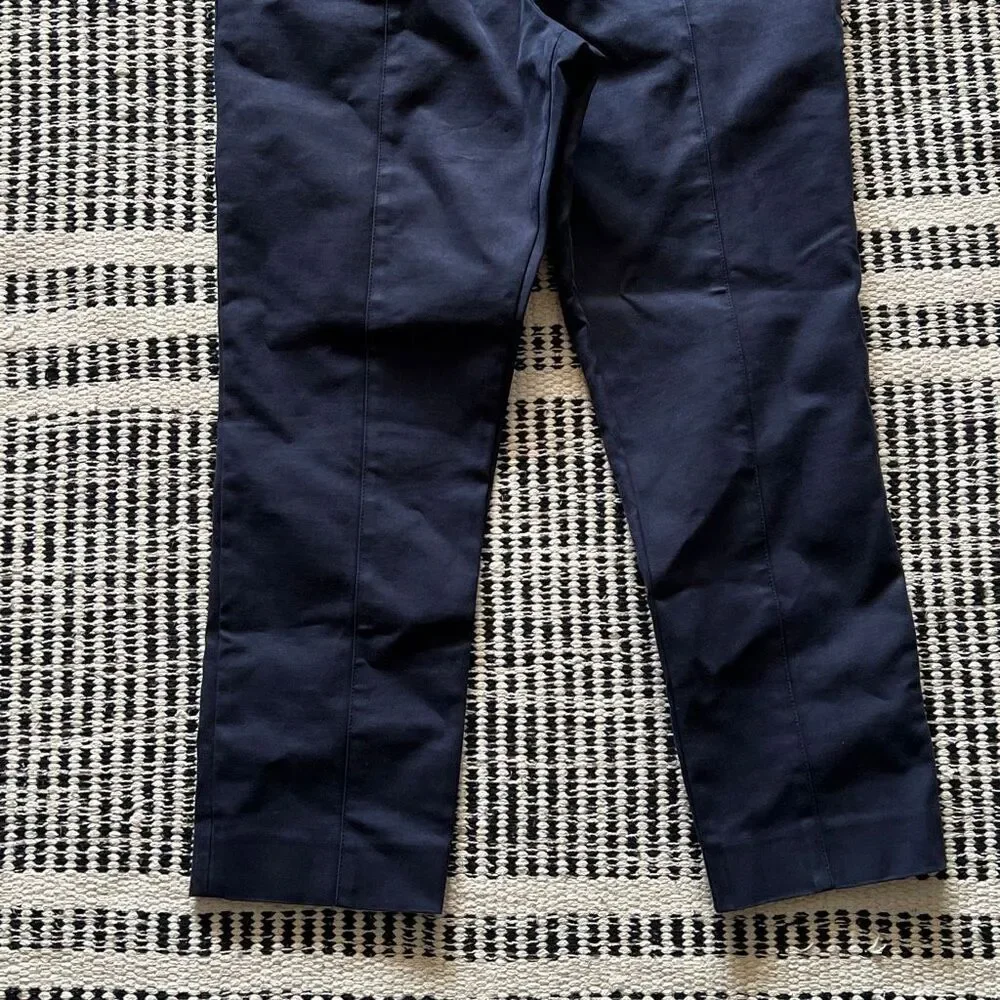 Tory Burch Portugal Size 12 Navy Blue Pants